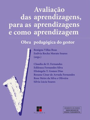 cover image of Avaliação das aprendizagens, para as aprendizagens e como aprendizagem